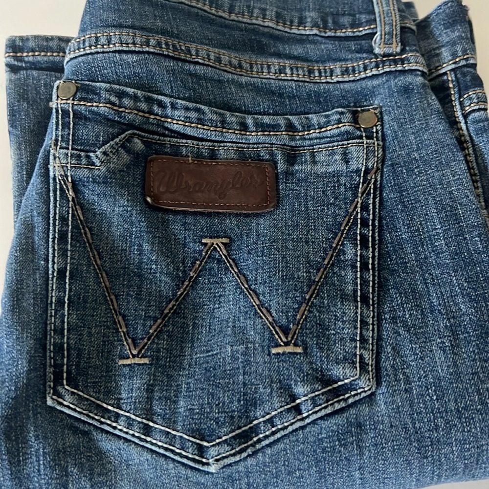 Men’s wrangler slim boot cut retro jeans